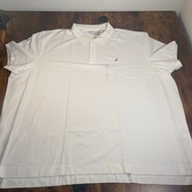 Nautica Shirt Men&#39;s White Performance Deck Polo  Sz 6x NWT - £38.93 GBP