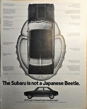 SUBARU - Japanese Beetle-Doesn&#39;t Breathe Hard-1971 VTG Print Ad!! - €10,34 EUR
