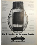 SUBARU - Japanese Beetle-Doesn&#39;t Breathe Hard-1971 VTG Print Ad!! - €10,34 EUR
