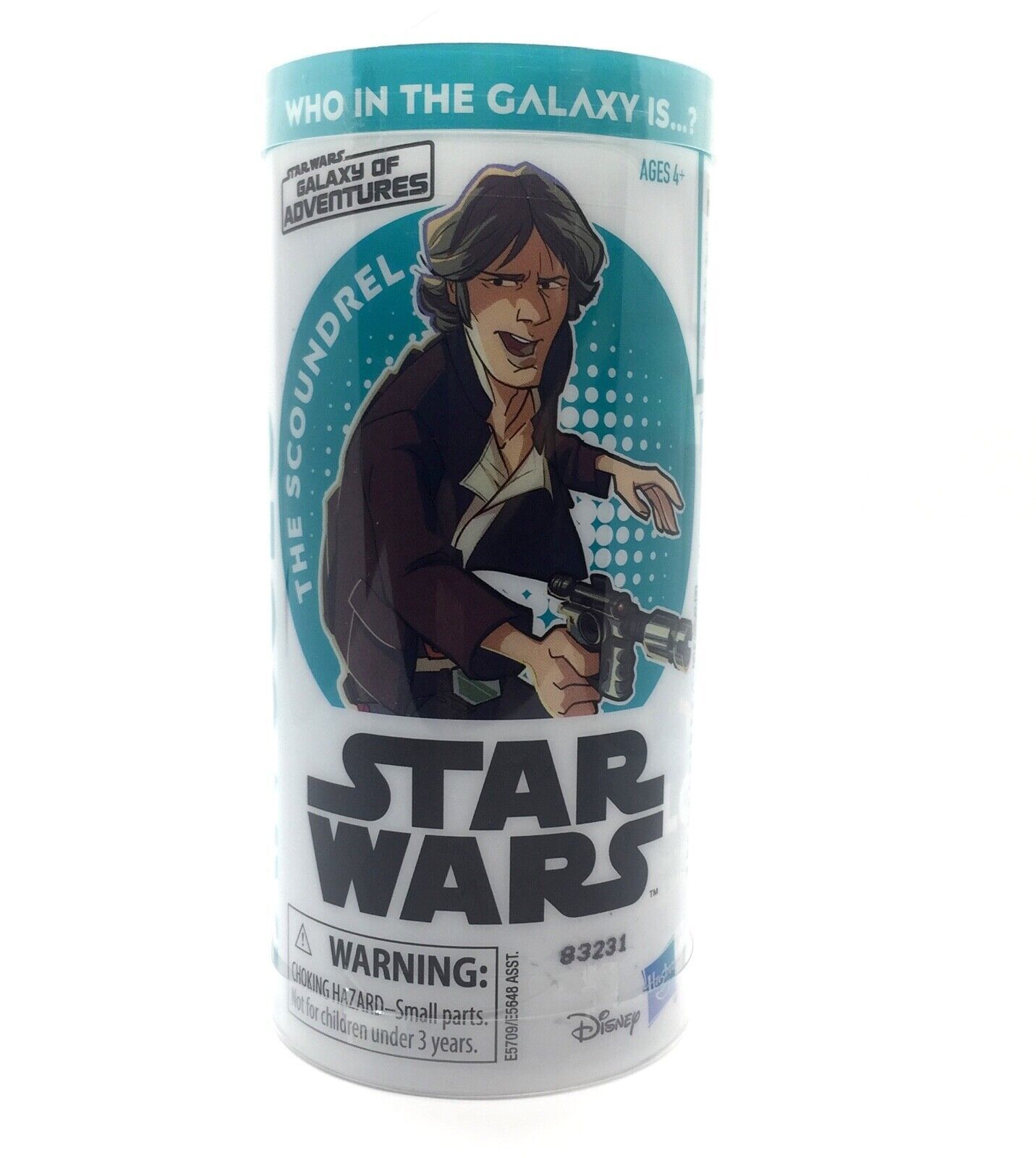 Primary image for Disney Star Wars Galaxy Of Adventures Han Solo 3.75" Figure W/ Mini Comic
