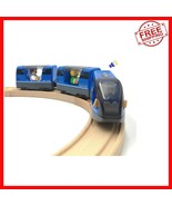 Eco-Friendly Battery Train with Magnetic Carriages - Ideal for Toddlers ... - $44.06 CAD