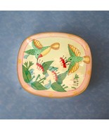 Hummingbirds Wood Trinket Box Decorative Floral Hand Crafted, Painted &amp; ... - $275.44 MXN