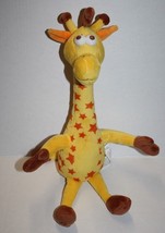 Geoffrey Giraffe 17&quot; Plush Yellow Orange Star Soft Toy Jeffery Stuffed Toys R Us - £8.75 GBP