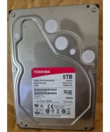 TOSHIBA HIGH PERFORMANCE X300  3.5&quot; 5TB SATA III 6Gbps 7200RPM HDD-HDWE1... - $1,501.49 MXN