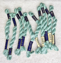 10 MINT Anchor Perle Pearl Cotton #875 Seafoam Embroidery Floss Vintage ... - $16.34