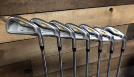 Used Men&#39;s Taylor Made Rac Iron Set #4-PW Stiff Flex Steel Shaft 5364-TRAC - £148.34 GBP