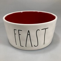 Rae Dunn Magenta Feast Dog Pet Food Water Bowl Artisan Collection 5.5 x ... - £18.51 GBP