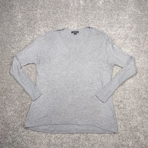 Trouve Sweater Women Small Gray Angora Rabbit Hair Blend - £15.00 GBP