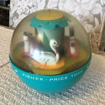 Fisher Price ROLY POLY CHIME BALL - VINTAGE 1966, Musical Toy #165 - £11.71 GBP