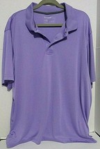 Reebok Men’s Golf Short Sleeve Polo Shirt Polyester Purple Size XL - £10.26 GBP