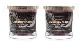Sonoma Cranberry Clove Scented Candle 14 oz- Cranberry Clove Mandarin Lot of 2 - $35.50