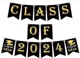Graduation Decorations Class of 2024 Graduation Banner 2024 Graduation P... - £11.30 GBP