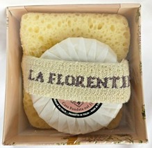 La Florentina Peony Rose Soap &amp; Sponge Set Made in Italy  - £16.73 GBP