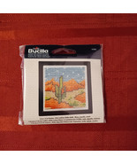 Bucilla Mini Counted Cross Stitch Kit 3&quot; Frame (14 Count) DESERT SCENE - $6.76 CAD