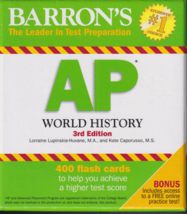 Barron&#39;s AP World History 3rd Edition Flash Cards (2016) test preparatio... - £28.19 GBP