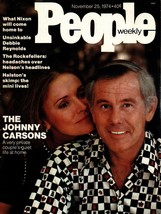 People Magazine November 25, 1974 The Johnny Carsons Private couple&#39;s quiet Life - £6.14 GBP