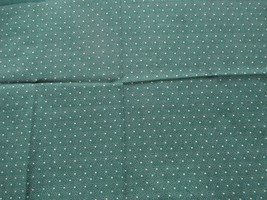 Fabric NEW Cranston VIP Small White Dots on Hunter Green 15&quot; x 20&quot; Fat Qtr $2.00 - £1.60 GBP
