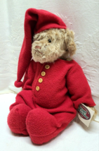 Ganz Cottage 14&quot; Jointed Bear &quot;PJ&quot; Complete Original Outfit Artist C. Kirby NWT - £17.54 GBP