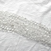 Natural Crystal 9-8mm Faceted Heart Gemstone Beads 8&quot; Strand BDS-1124 - £74.75 GBP