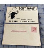 2 Cent Ben Franklin United States Vintage Post Cards District Committee ... - $492.87 MXN