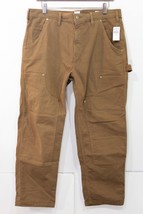 NEW Men&#39;s GAP Lightweight Carpenter Pants Relaxed Double Knee Tan 33  $69.95 - £35.52 GBP