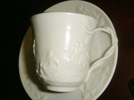 ERNST BOHNE SONS- Rudolstadt, Germany coffee CUP AND SAUCER - c1900s[*8] - $74.25