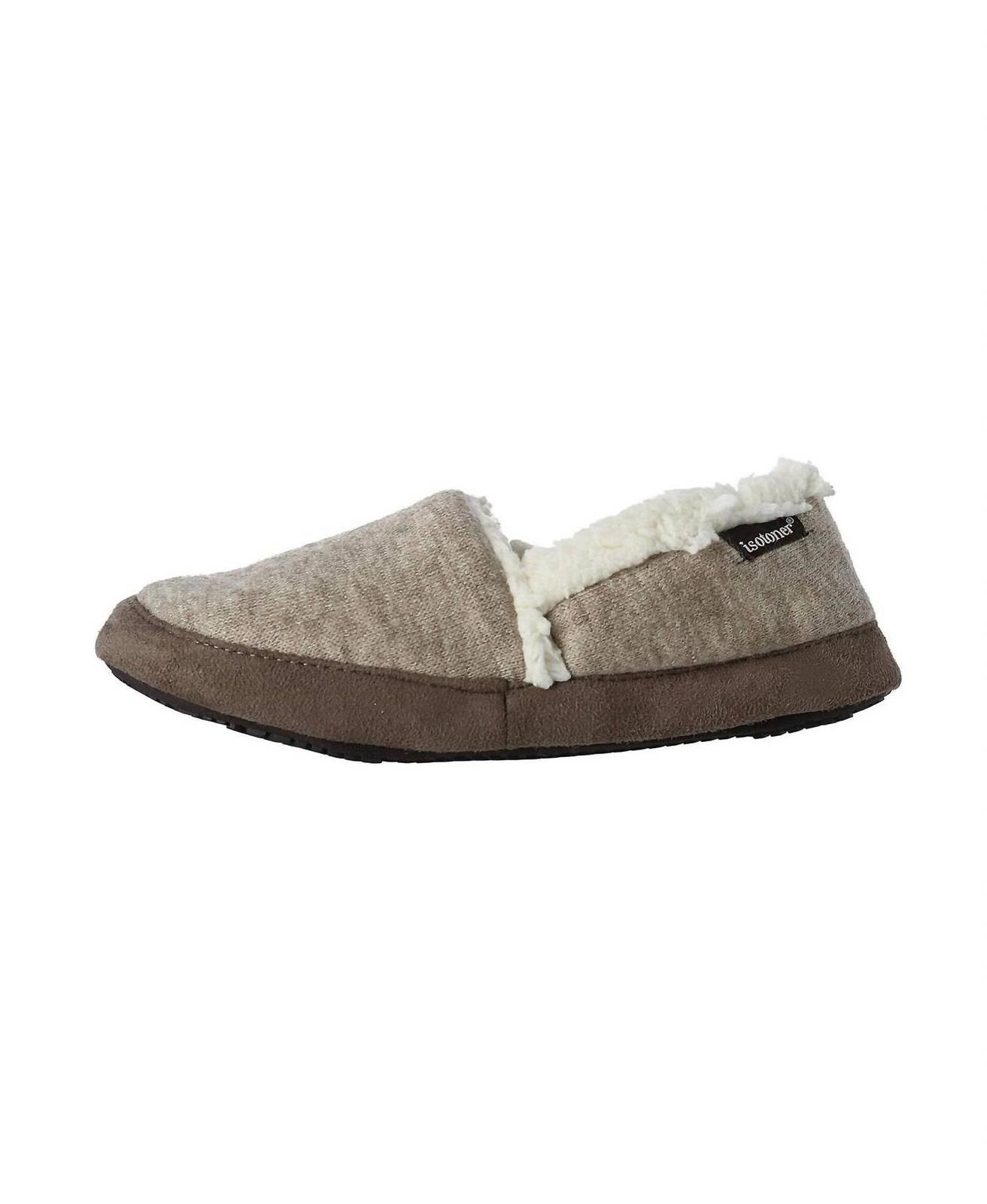Isotoner women’s microsuede marisol closed back slipper size S - $40.59