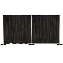 Crowd Control Center 8&#39;x20&#39; Pipe and Drape Backdrop Kit in Premier Fabri... - £379.84 GBP+
