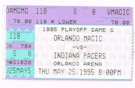 1995 NBA Playoffs Ticket Stub Pacers @ Magic Eastern Conference Finals Game 2 - £93.89 GBP