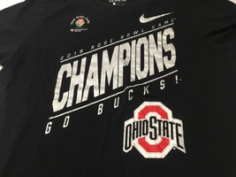 Nike Ohio State Buckeyes Football Rose Bowl Game 2019 Go Bucks t shirt Large - $15.79