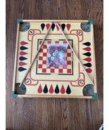 Vintage Merdel Carrom Game Board With Cues, 27 Rings Model No 108P No Stand - $69.30