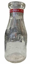 Glass Milk Bottle Glendale Farms One Pint - £9.49 GBP