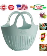 Eggshell Blue Mini Colander Garden Basket - Effortless Produce Collection - $849.12 MXN