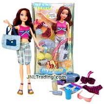 Year 2004 Barbie My Teen Scene 12&quot; Doll - Miami Getaway CHELSEA G6126 with Purse - £60.08 GBP