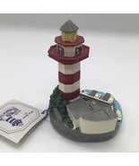 VTG SPOONTIQUES Hilton Head Lighthouse SC 9113 Resin Figurine with Tag - $9.89