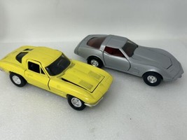 Ertl Diecast Corvette 1:24 Lot - 1978 &amp; 1963 Stingray - Model Car - £15.78 GBP