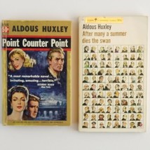 Aldous Huxley LOT of 2 Point Counter Point After Many A Summer Dies the Swan