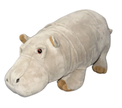 Disney Worldwide Conservation Fund Gray Hippopotamus Plush Stuffed Hippo 14&quot; - £10.22 GBP