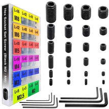 Eeeee 707Pcs Internal Hex Drive Cup-Point Assorted Set Screw Assortment ... - $37.99