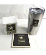 US ARMY Promo Items Lot of 3: 20 oz Tumbler with Lid, Post It Note Cube,... - €15,17 EUR