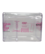 SOHO 3 Compartment Cotton Holder Box Cosmetic Beauty Organizer Clear Mak... - £12.19 GBP