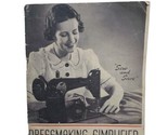 Dressmaking Simplified Chicago Mail Order Co, Jane Alden 1937 Booklet - $5.82