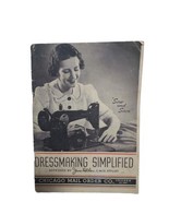 Dressmaking Simplified Chicago Mail Order Co, Jane Alden 1937 Booklet - £4.55 GBP