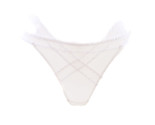 L&#39;AGENT BY AGENT PROVOCATEUR Womens Thongs Bridal Printed White Size S  - $19.39