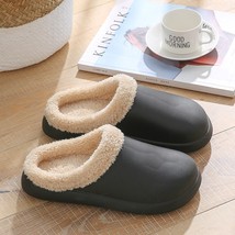 New Winter Slippers Warm Women Shoes Waterproof Couples Non-Slip Plush Cotton In - £20.18 GBP