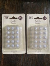 Faux Pearl Stick Push Pins Thumbtacks Craft Tacks Pin Lot Of 2 - $13.99