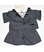 NWT BUILD-A-BEAR WORKSHOP 020522 BLACK TUXEDO FITS MOST 14-18” BEARS ETC - $15.00