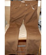 Carbon Brown Jeans Mens Size 34 X 33 Straight Leg 70829 Cotton/Spandex 234J - $446.47 MXN