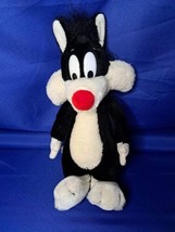 Sylvester The Cat Warner Bros Characters Mighty Star 1990 Plush 16&quot; Vintage - £14.86 GBP