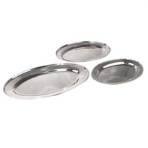 Winco OPL-20 Stainless Steel Oval Platter, 20-Inch by 13.75-Inch - £23.90 GBP